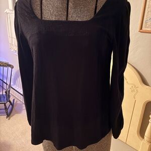 Lilla P Classic Black Blouse